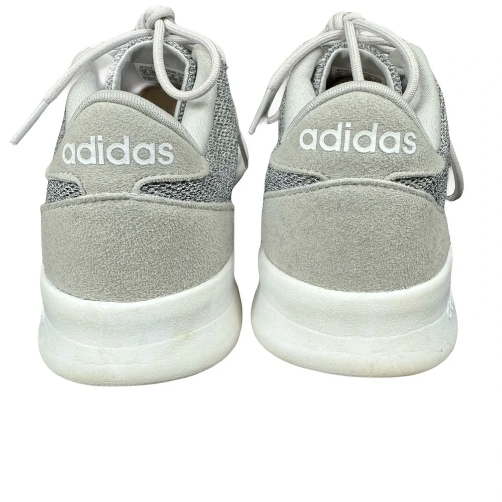 Adidas Cloudfoam Grey Athletic Lightweight Sneakers Women's Size 7 QT Racer EUC - Picture 7 of 16